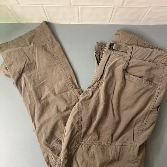 Green Cargo Pants with Washed Cotton Blend - Picture 7 of 7